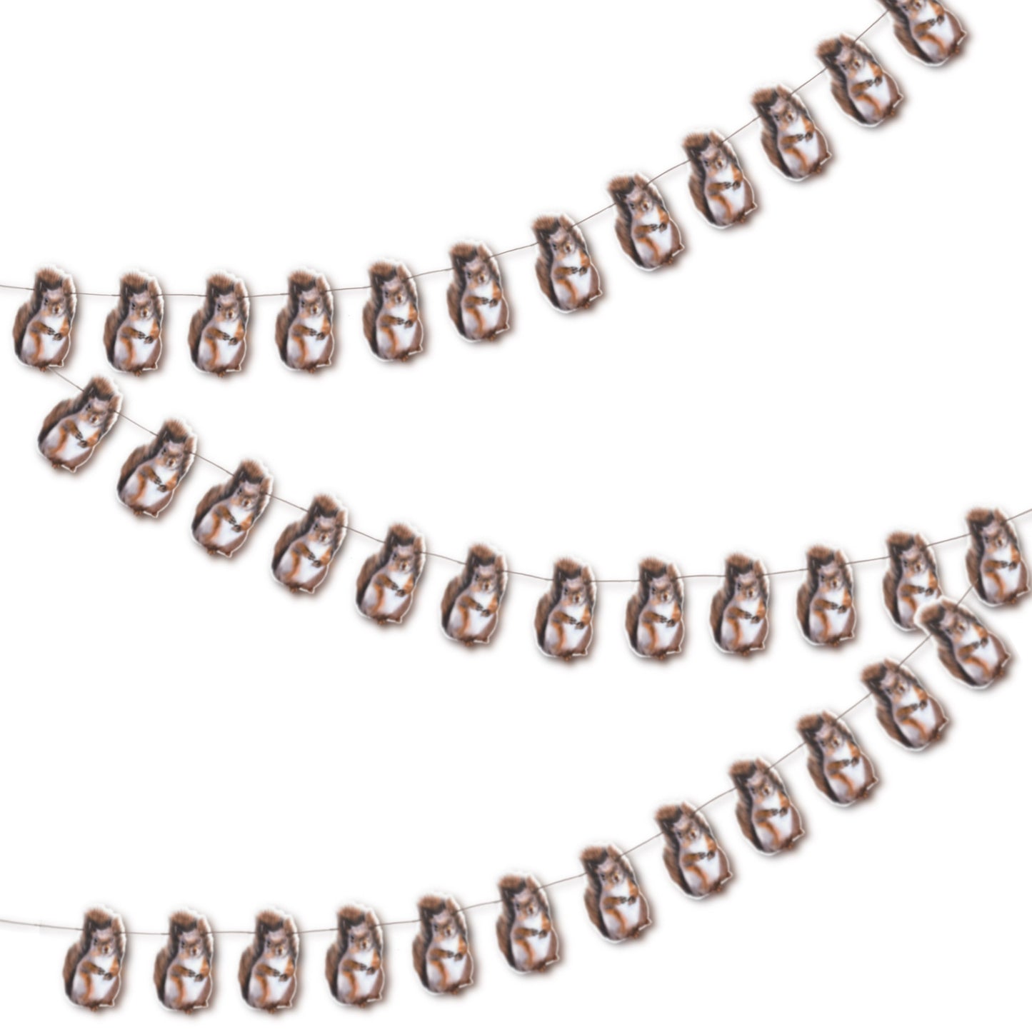 Cute squirrel Garland - Enchanted Forest Party Decor