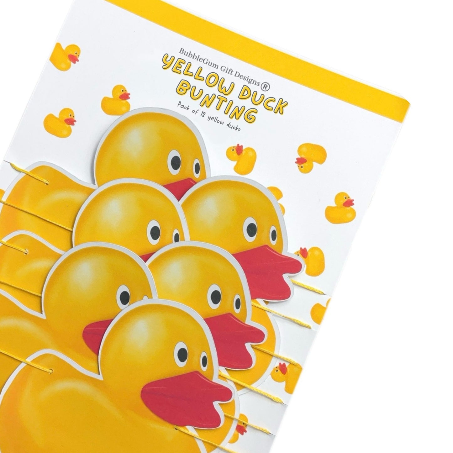 Yellow Duck Decorations – Cute Duckie Party Bunting