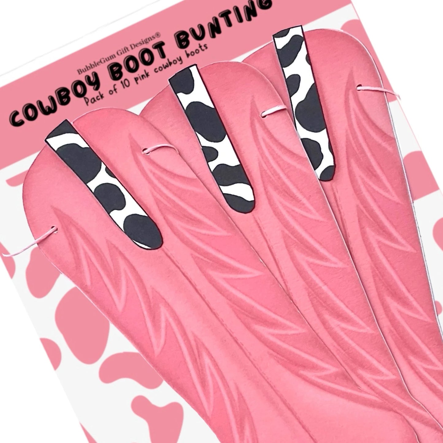 Last Rodeo Hen Party - Cowgirl Party Decorations Pink Boots