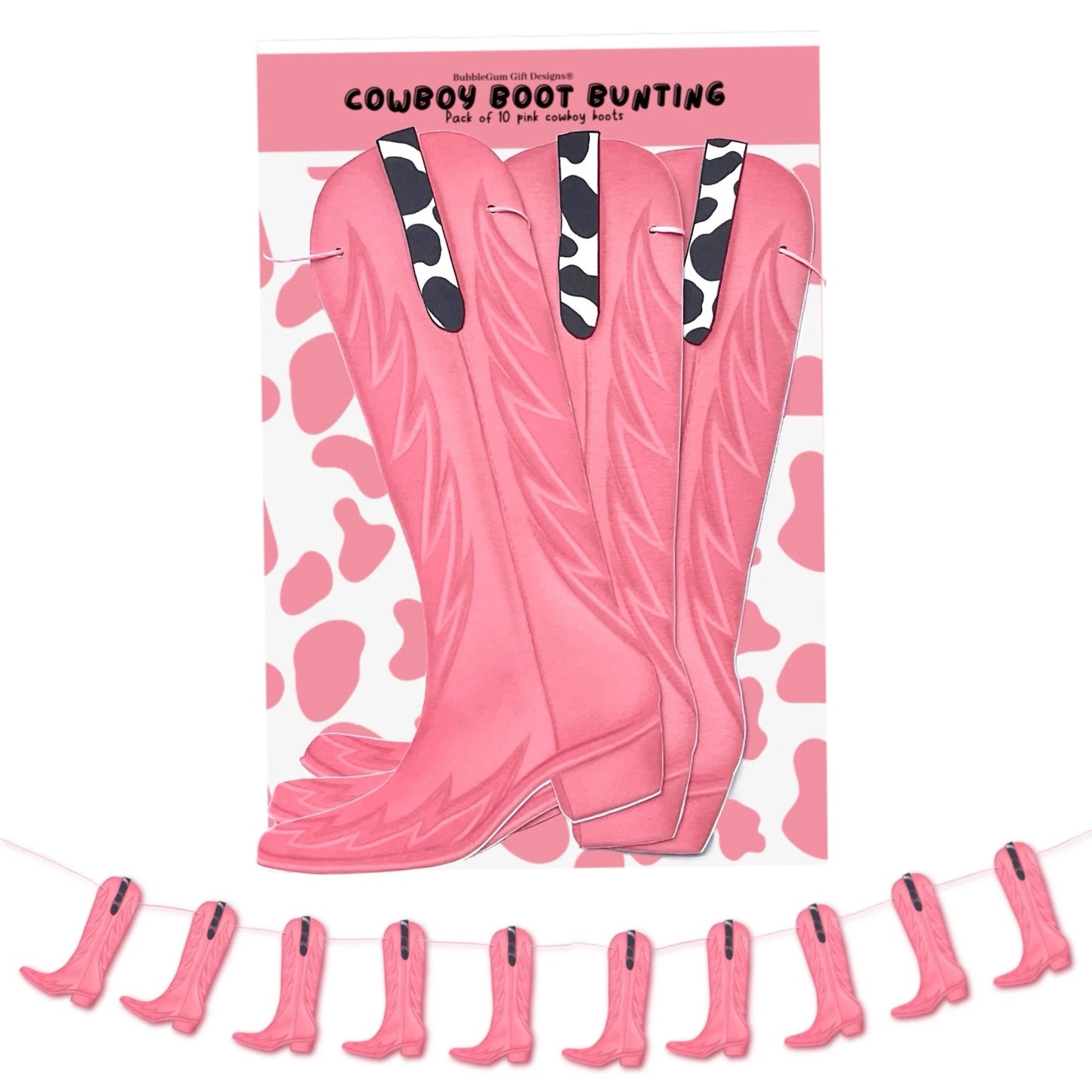 Last Rodeo Hen Party - Cowgirl Party Decorations Pink Boots