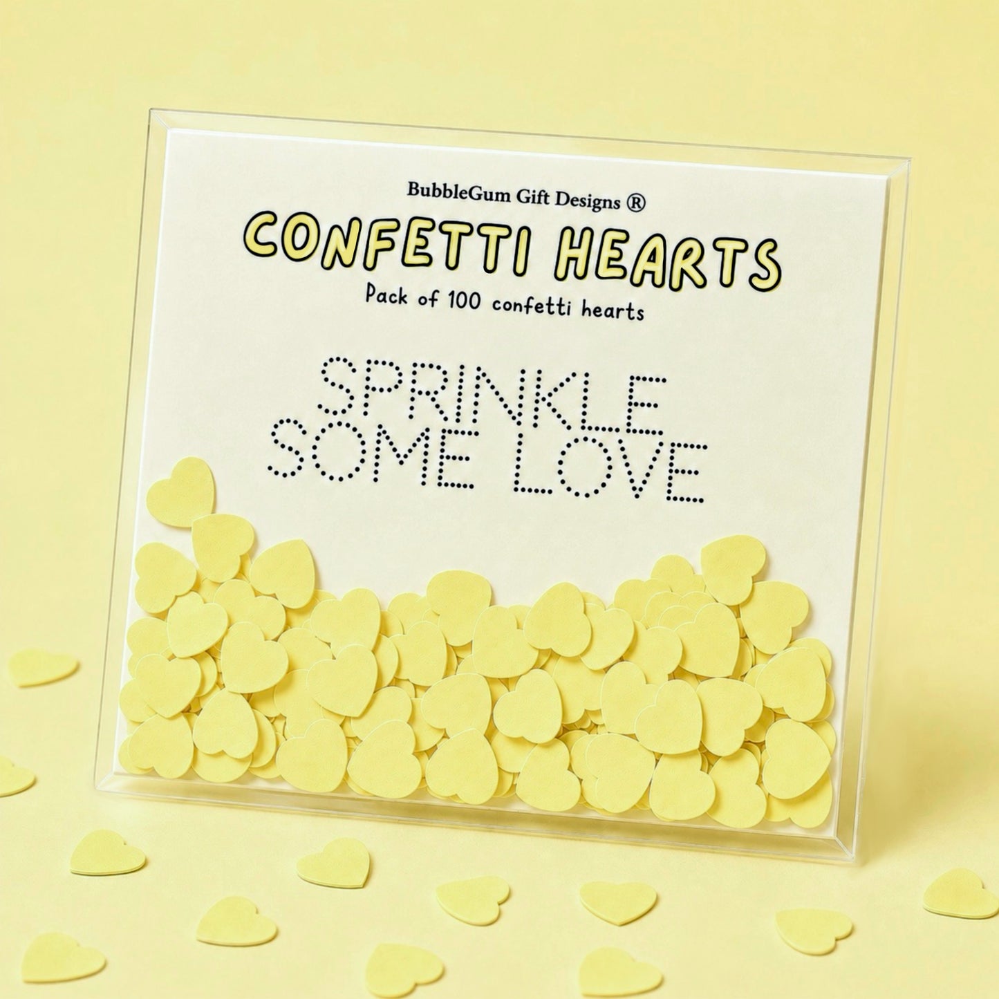 Dreamy pastel table confetti hearts double sided love heart party scatters 100 pieces per bag - choose your colour