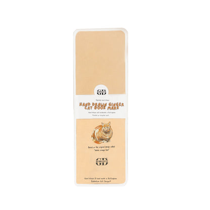 Ginger Cat Bookmark (Choose Design or Pack) – Laminated Linen Card