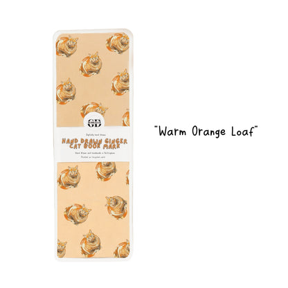 Ginger Cat Bookmark (Choose Design or Pack) – Laminated Linen Card