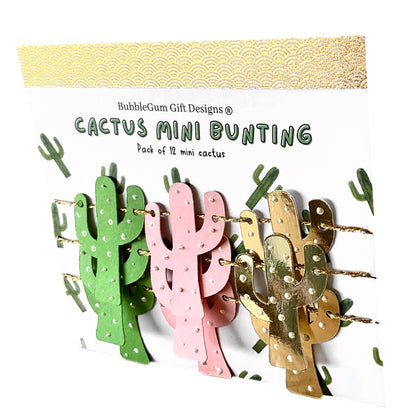 Succulent plants Cactus for desert wild west party mini plants pink green and gold with faux spines