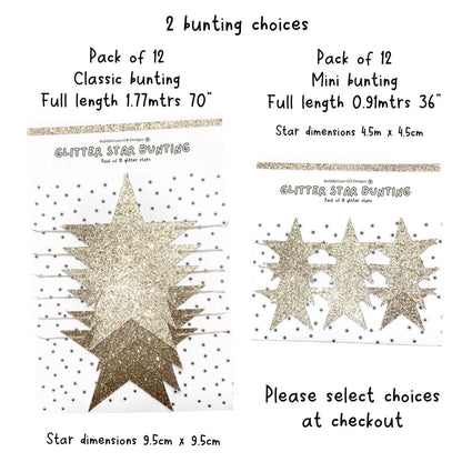 Champagne glitter star banner, Boho bridal shower decorations, Brunch and bubbly glitter star garland, Hanging stars bunting