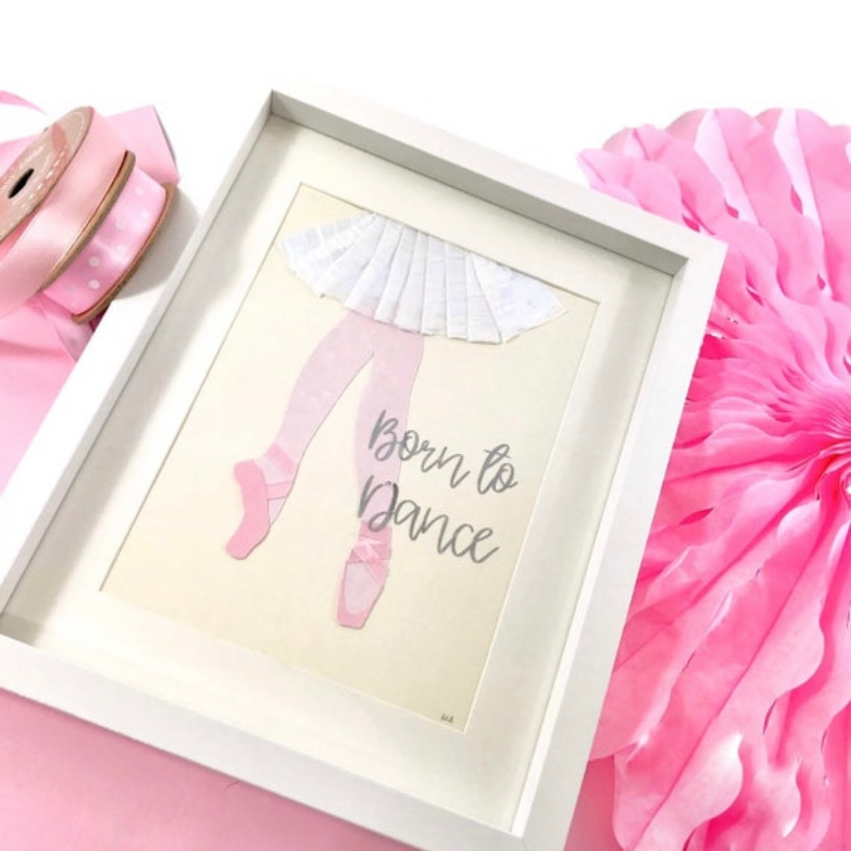 Ballerina ballet art gift for girls, dance gifts for ballerina Dance quote wall art