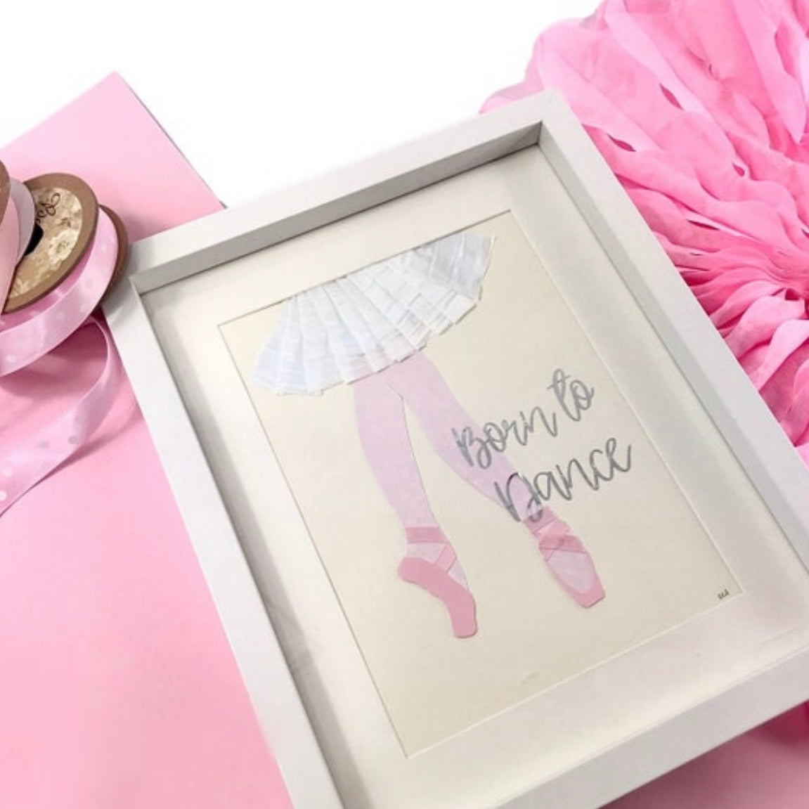 Ballerina ballet art gift for girls, dance gifts for ballerina Dance quote wall art