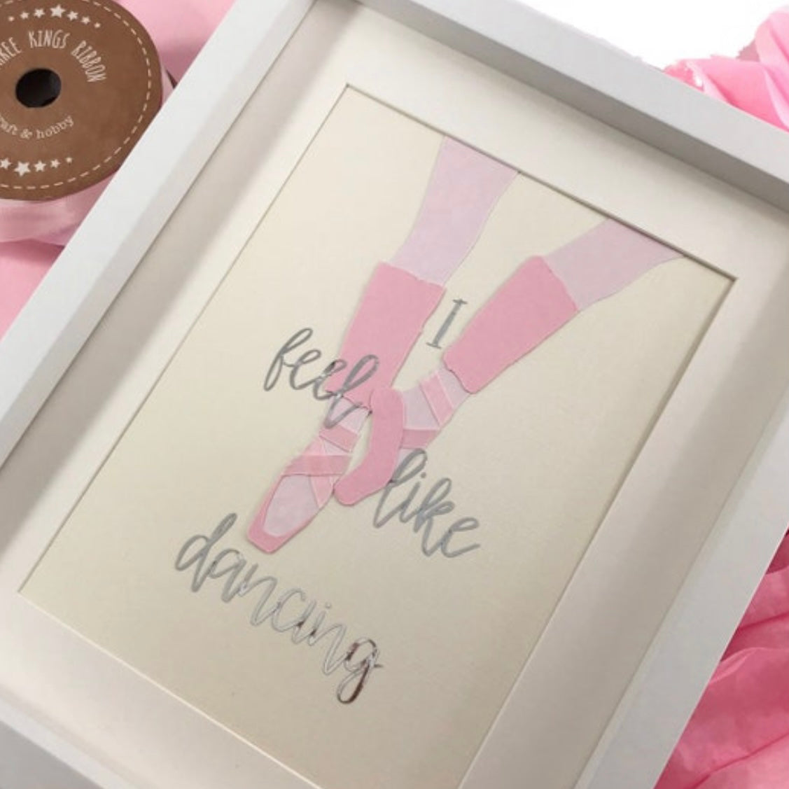 Ballerina ballet art gift for girls, dance gifts for ballerina Dance quote wall art