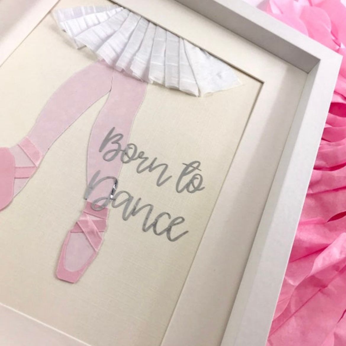 Ballerina ballet art gift for girls, dance gifts for ballerina Dance quote wall art